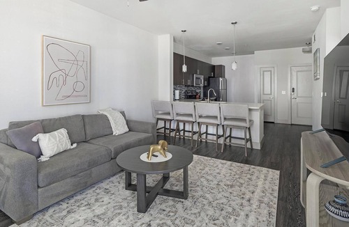 Vickery Meadow Apartment | Landing | Chic 1BD, Pool, Gym