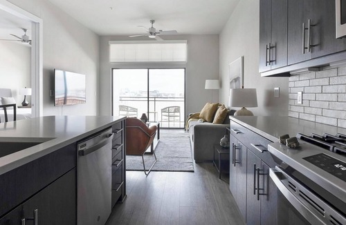 Washington Ave./ Memorial Park Apartment | Landing | Chic 1BD, Pool, Yoga Studio