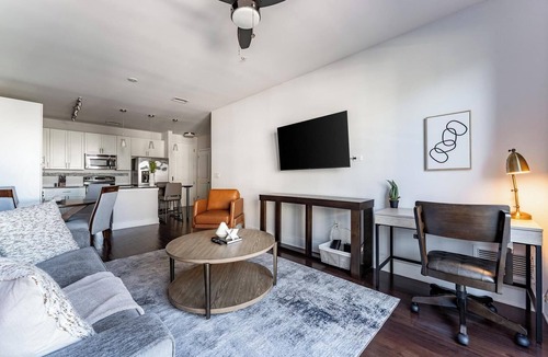 Central Business District Apartment | Landing | Chic 2BD, Rooftop Lounge, Gym
