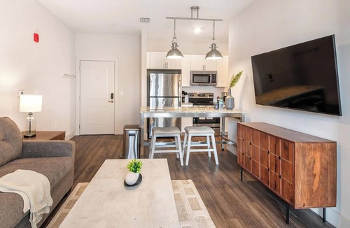 Florida Center Apartment | Landing | Modern 1BD, Game Room, Gym