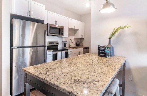 Florida Center Apartment | Landing | Modern 1BD, Game Room, Gym