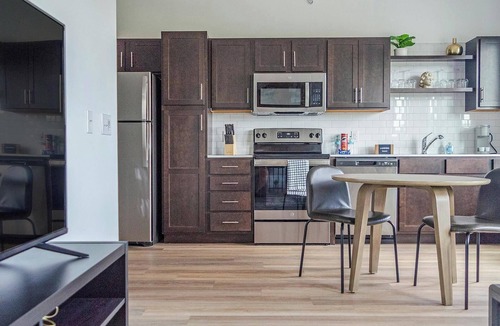 McCordsville Apartment | Landing | Modern 1BD, Rooftop Lounge, Courtyard