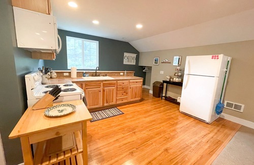 Whitefish Apartment | Large, Clean, Spacious Studio Apt Whitefish, MT. Tranquil Setting, Free Wi-fi.