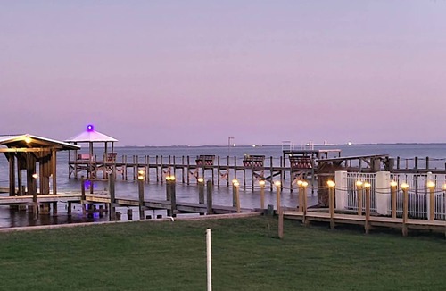 Indian River Residence House | Launch & Lounge: Rocket views, pool and dock
