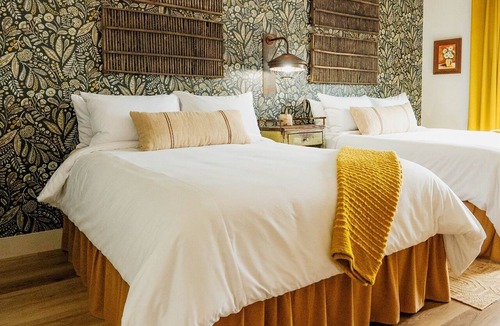 Wimberley Hotel | Lazy Spur Suite — 2 Queens, Modern Western | Gaines Ranch on the Square
