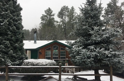 Strawberry House | Log Cabin Creekside Mountain Retreat