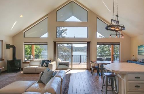 Loon Lake House | Loon Lake Waterfront Retreat 2 Decks and Dock!