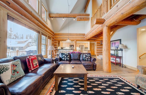 Powder Ridge Cabin | Luxury 5 Bdr/4 Bath Ski in/Ski Out Big Sky Cabin with Hot Tub