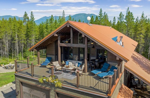 West Glacier House | Luxury Forest Retreat with Hot Tub, Huge Decks & Firepits – 2 miles to Glacier!