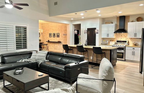 Stratland Estates House | Luxury Gilbert Home 4Bed 4Bath Heated Pool, Park, Gym, and More