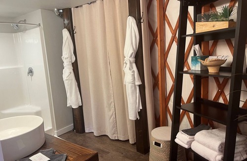 Escalante Resort | Luxury Glamping Yurt Resort Between National Parks with desert mountain views, close to hiking trails, slot canyons, off-roading and more!