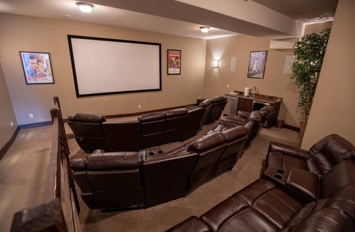 Forest Hills House | Luxury mountain home with stunning views, hot tub, theater & game room