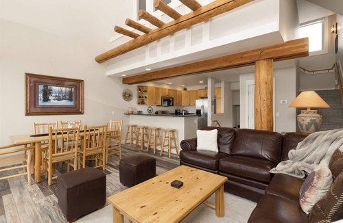 Saddle Ridge House | Luxury Ski-in/Ski-out Moonlight Basin Townhome - Hot Tub - Lone Peak Views