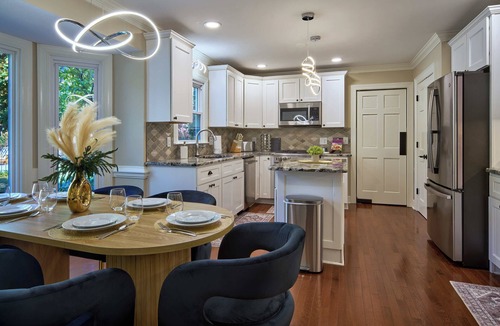 Terry Sanford House | Luxury stay w/Hot Tub, Pool, Game Room & Speakeasy near Fort Bragg
