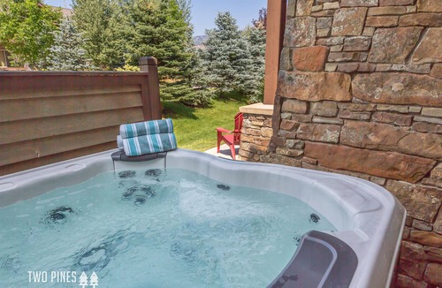 Big Sky House | Luxury Town Center Haven! Private Patio with Hot Tub! 15 Min Drive to Resort!