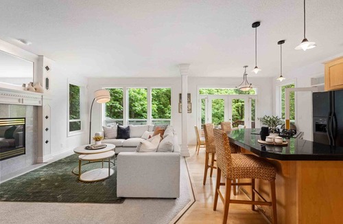 Bull Mountain House | Magnificent Bull Mountain Retreat on Greenspace, Pet Friendly, Huge Deck, Game Room, in Cul-de-Sac