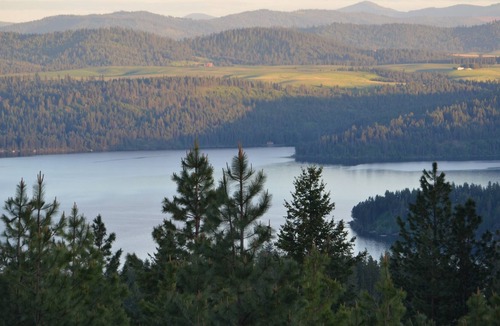 Coeur d'Alene Cottage | Modern Guest House with Panoramic Lake and Palouse Views