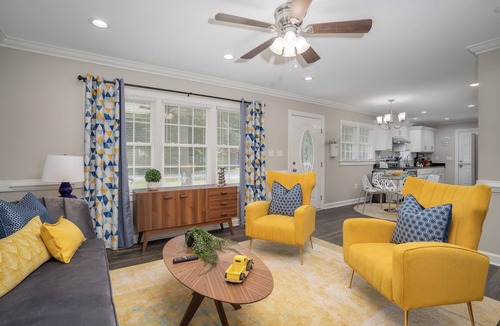 Rocky Mount House | Modern Home In PRIME location - King Bed/Spacious