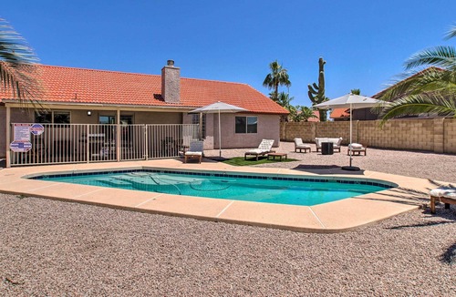 Alta Mesa Community Association House | Modern Oasis w/ Heated Pool, Grill, & Fire Pit!