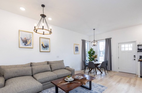 Russells Point House | Modern open floor plan. Pet friendly! Grill for 2024 season