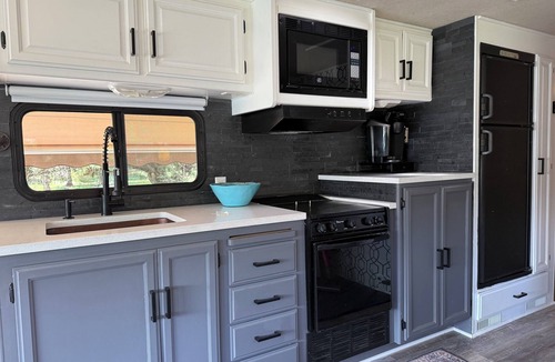 Spokane House | Modern RV on a serene, adventure filled property with AC, WiFi
