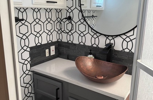 Spokane House | Modern RV on a serene, adventure filled property with AC, WiFi
