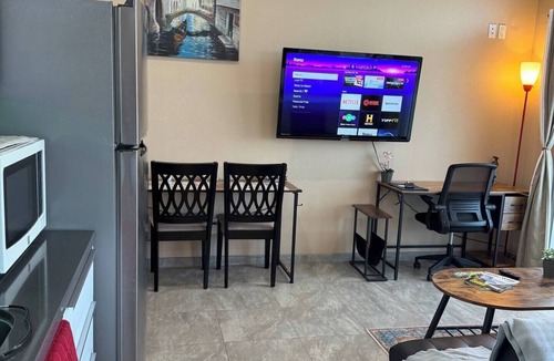 La Sierra Hills Apartment | Modern Studio w/King Bed, Balcony, Kitchenette