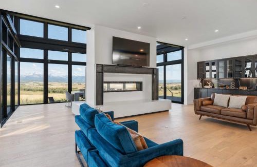 Tetonia House | Mtn Views and Private Hot Tub Luxe Tetonia Retreat