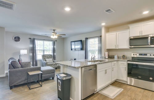 Sumter House | Near Base & Shopping: Modern Sumter Townhome!