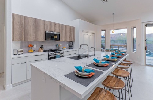 Las Sendas House | Near Golf/Trails: Lush Green Spaces, POOL, Spa, Covered Patio, Grill, 2 Desks