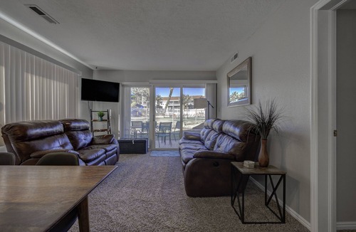 St. George Condo | New EV chargers! GROUND FLOOR! End Unit, Resort Side, All Access!