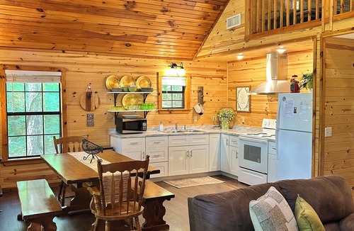 Broken Bow Cabin | NEW Owner! Hideaway - by Lock & Key Cabins, Broken Bow, OK