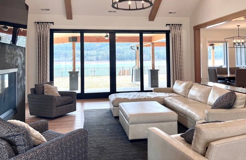 Sandpoint House | NEW waterfront luxury estate with private dock