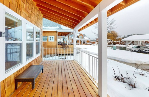 Dover Bay House | Newly built 2-story home with fireplace & great porch - walk to the river
