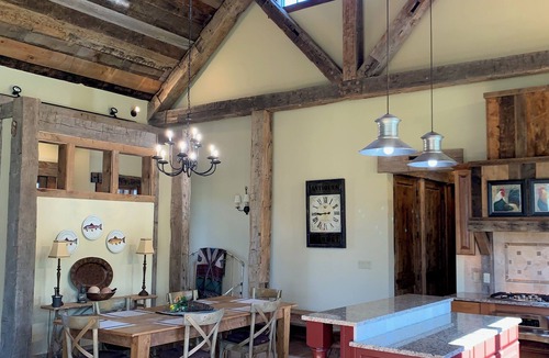 Divide Cabin | nRiverfront Timber-framed Hunting Lodge; Ideal SW Montana location; Wi-Fi
