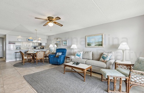 Fernandina Beach Condo | Ocean view from the master bedroom and living room with a spacious balcony