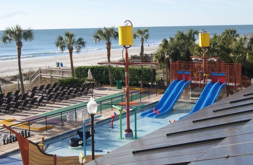 Myrtle Beach Condo | OCEANFRONT 3 BEDROOM OCEANFRONT CONDO! 6 QUEEN BEDS! NEWLY UPDATED LARGE BALCONY