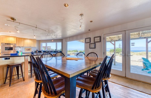 Rockaway Beach House | Oceanfront, dog-friendly beach house with game room & plenty of room