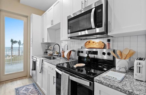 Seabreeze Park Condo | Oceanfront Oasis Daytona Beach 3BR/2BA - Road View - 245