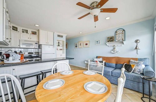 Galveston Condo | On the Beach. Balcony with Expansive Gulf and Sunset Views (1202)