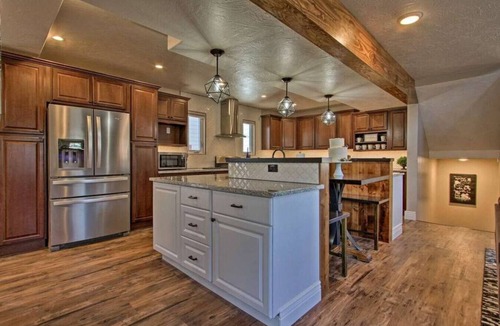 Great Falls House | Opulent Great Falls 5-Bedroom Luxe Retreat with Hot Tub and Exquisite Finishes