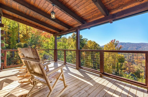 Gatlinburg Cabin | Overlooking Adventure by Jackson Mountain Rentals
