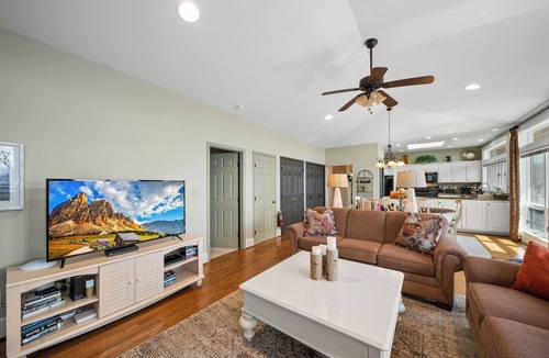 Blowing Rock House | Panoramic Blue Ridge Views | Expansive Deck, Fireplace, One-Level Living