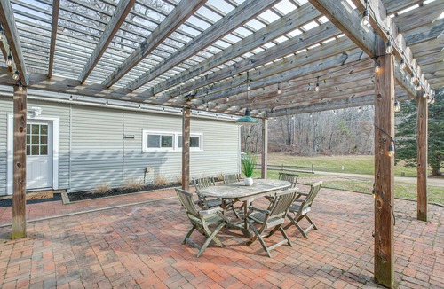 Bellville House | Patio & Scenic Views: Modern Ohio Farmhouse