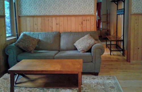 Courtenay Apartment | Peaceful, comfortable getaway - surrounded by gardens and forest.
