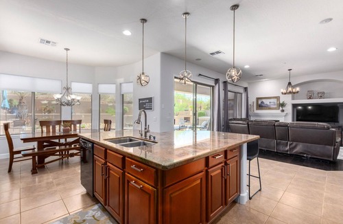 Estrella Mountain Ranch House | Peaceful Retreat w/2 PRIMARY SUITES! Sparkling Pool & Summer Fun Awaits!