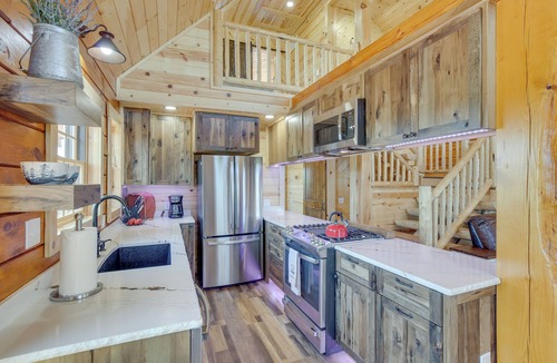 Sundance Cabin | Peaceful Wyoming Cabin w/Spacious Deck & Wet Bar!