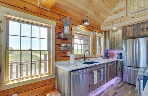Sundance Cabin | Peaceful Wyoming Cabin w/Spacious Deck & Wet Bar!