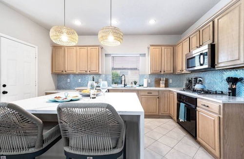 Pearland House | Pearland Poolside Paradise with Fire Pit, BBQ and Games