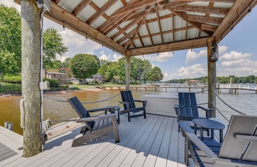 Mayhew Cottage | Pet-friendly Lake Norman Home With Boat Dock!